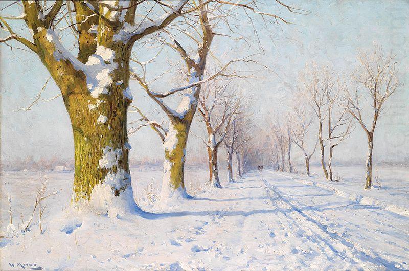 A sunny winters day, Walter Moras